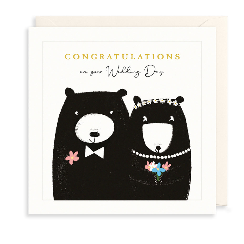 Congratulations Bear Greetings Card The Art File