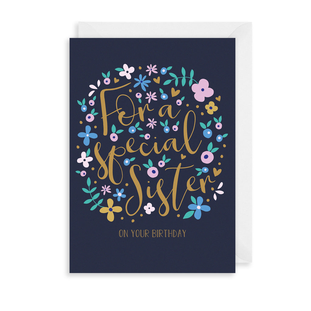 A Special Sister Greetings Card The Art File