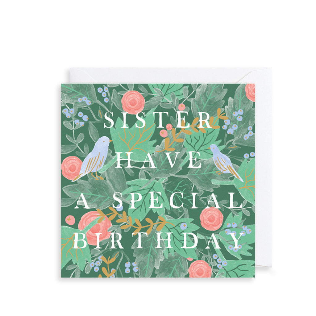 Special Sister Greetings Card The Art File