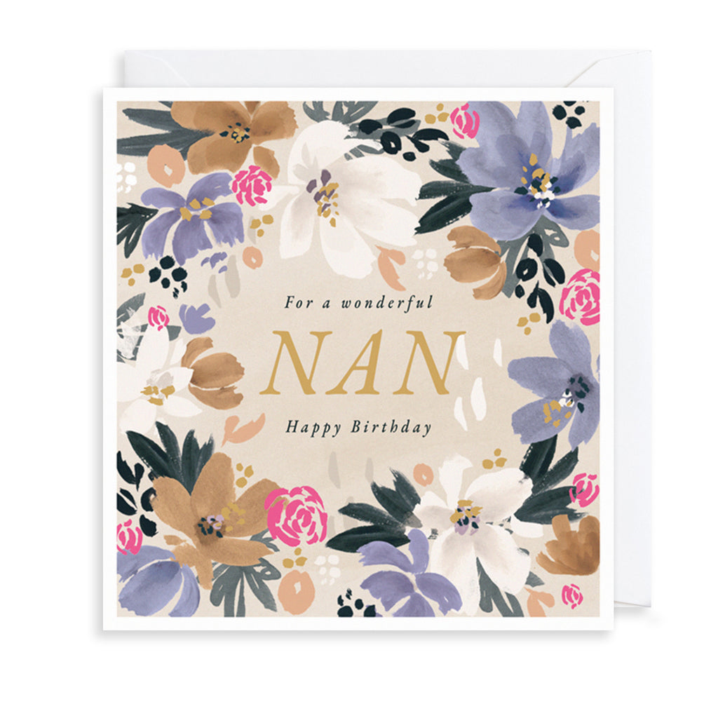 A Wonderful Nan Greetings Card The Art File