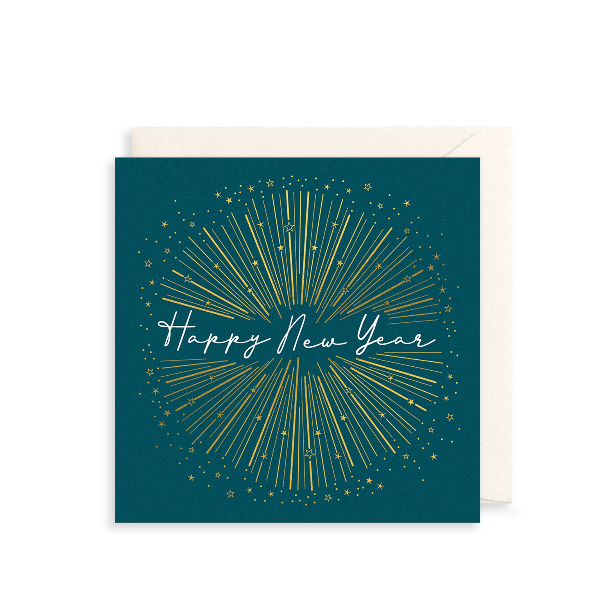 Fireworks Happy New Year Card