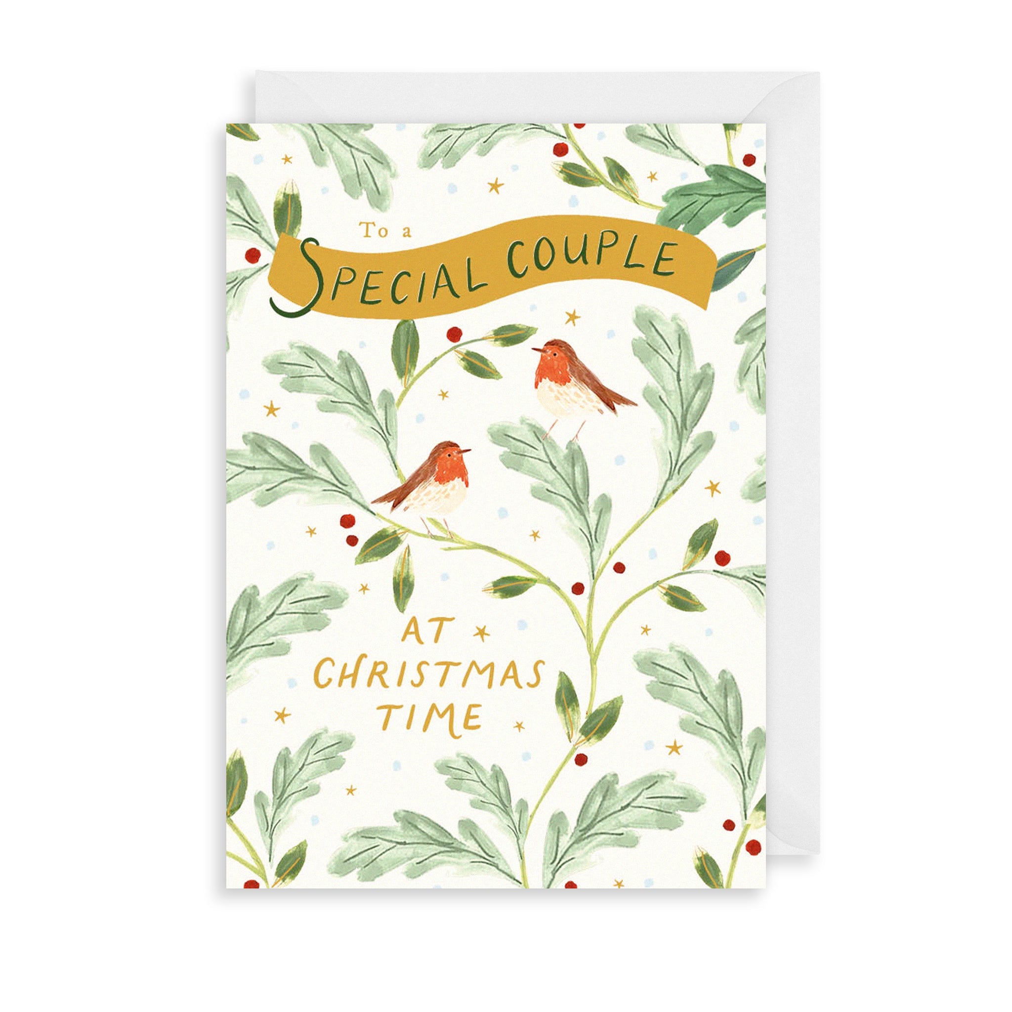 Robins Special Couple Christmas Card