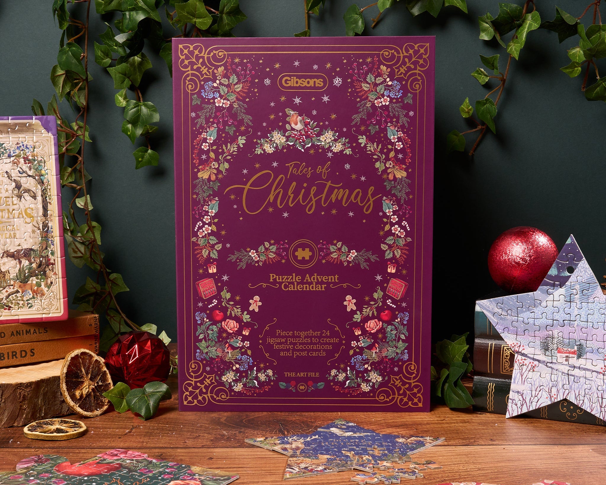 24 Mini Jigsaw Puzzles Advent Calendar - Tales of Christmas