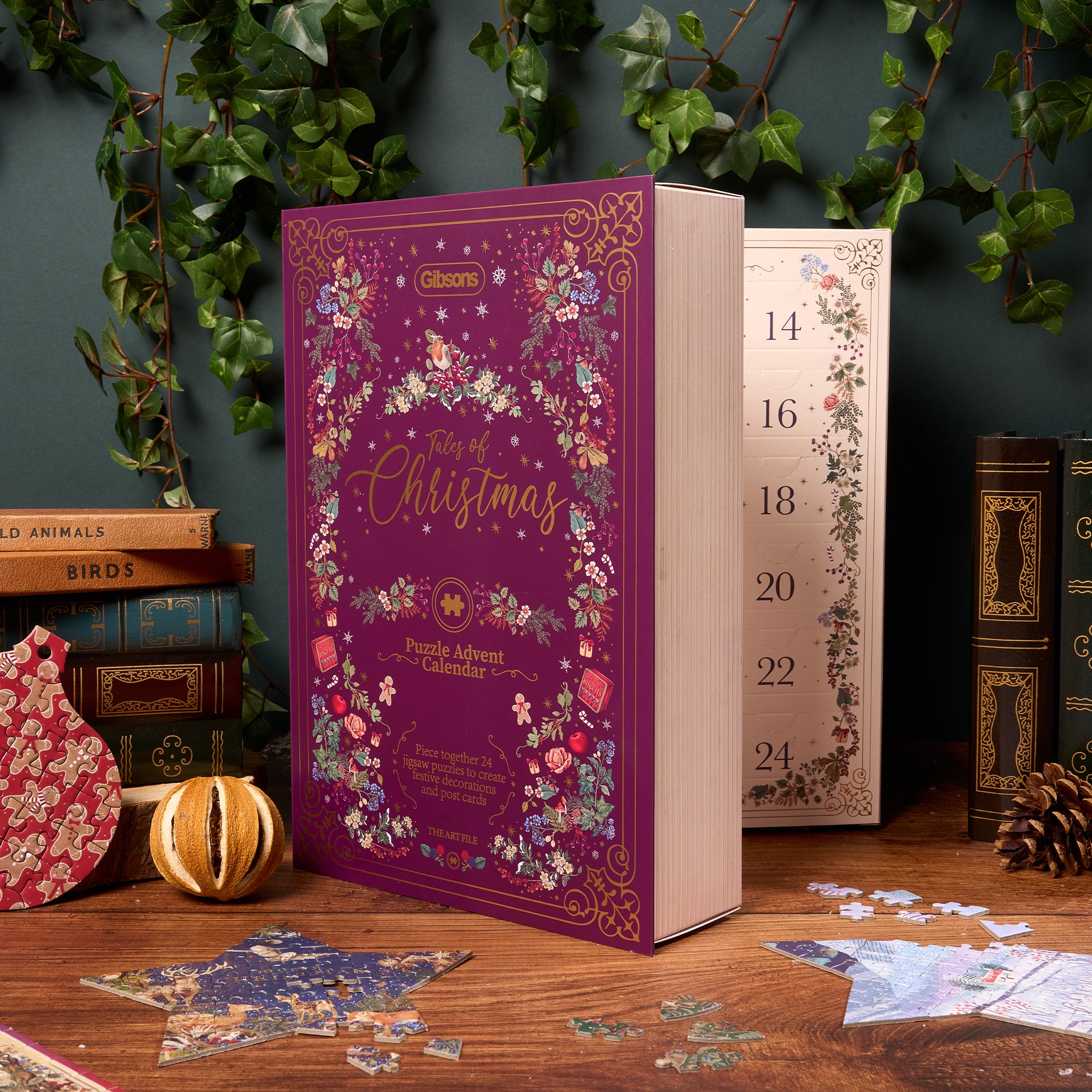 24 Mini Jigsaw Puzzles Advent Calendar - Tales of Christmas