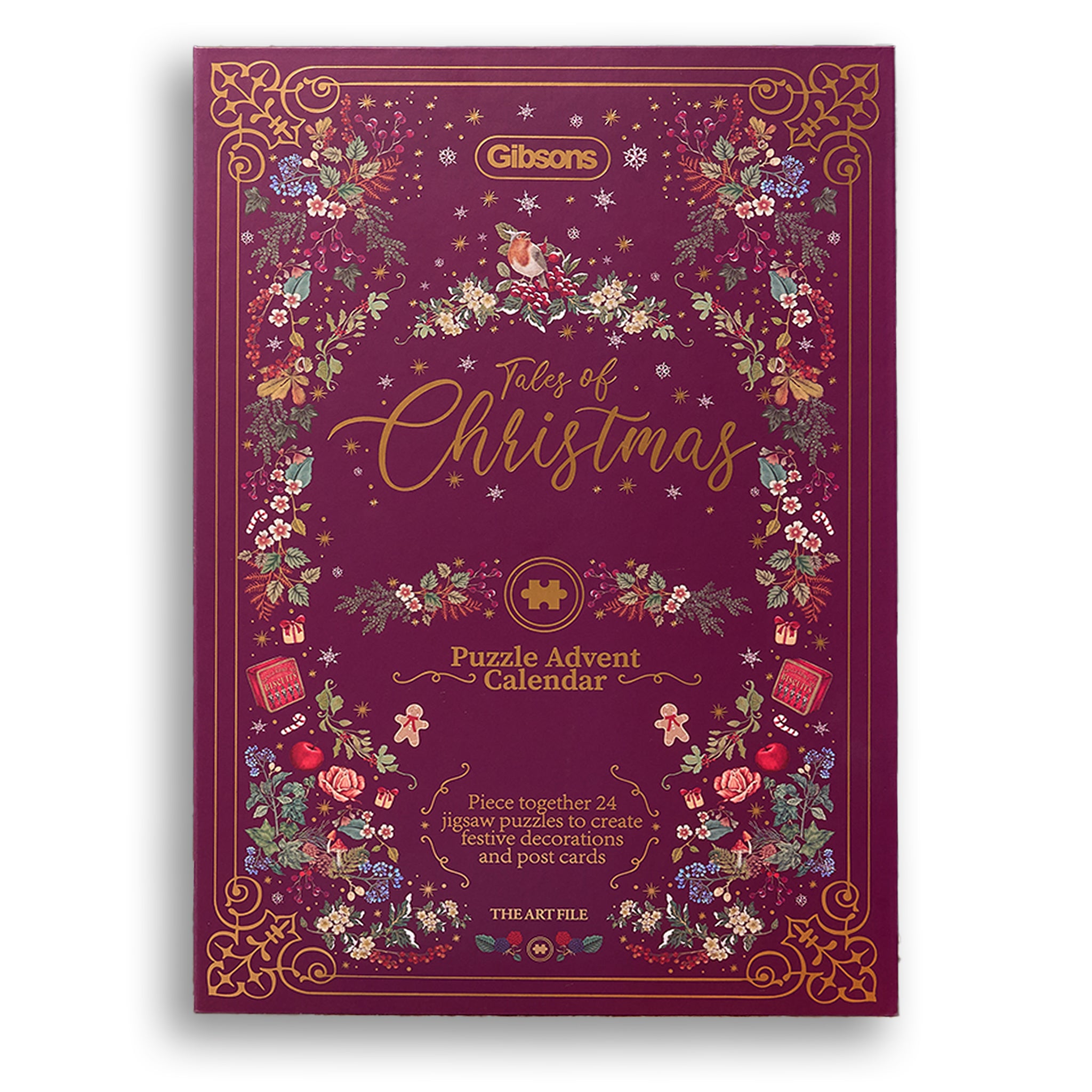 24 Mini Jigsaw Puzzles Advent Calendar - Tales of Christmas