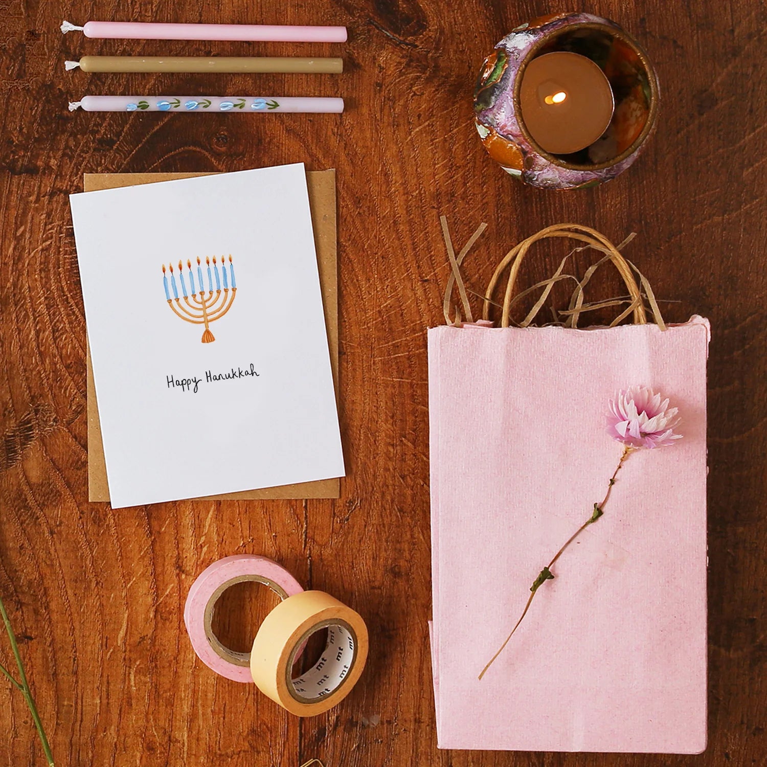 Happy Hanukkah Mini Card