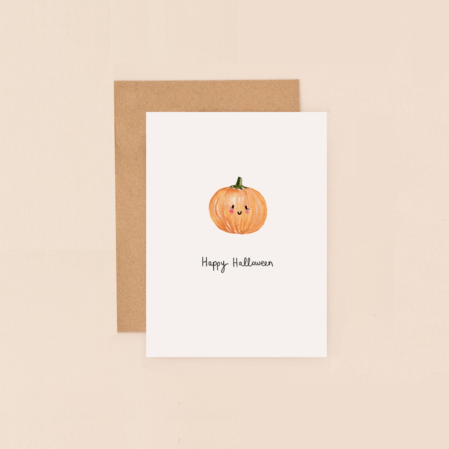 Halloween Pumpkin Mini Card