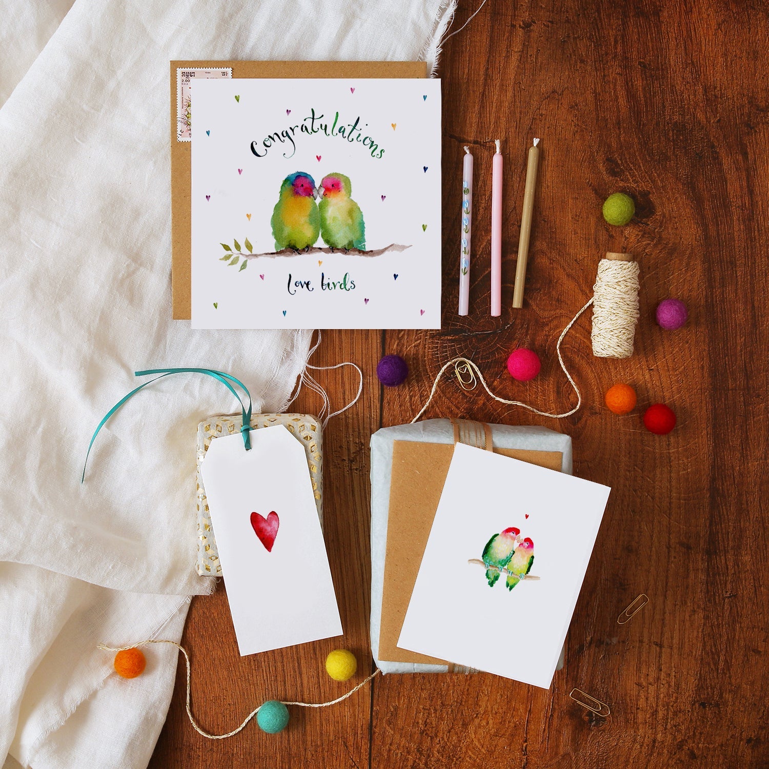 Love Birds Mini Card
