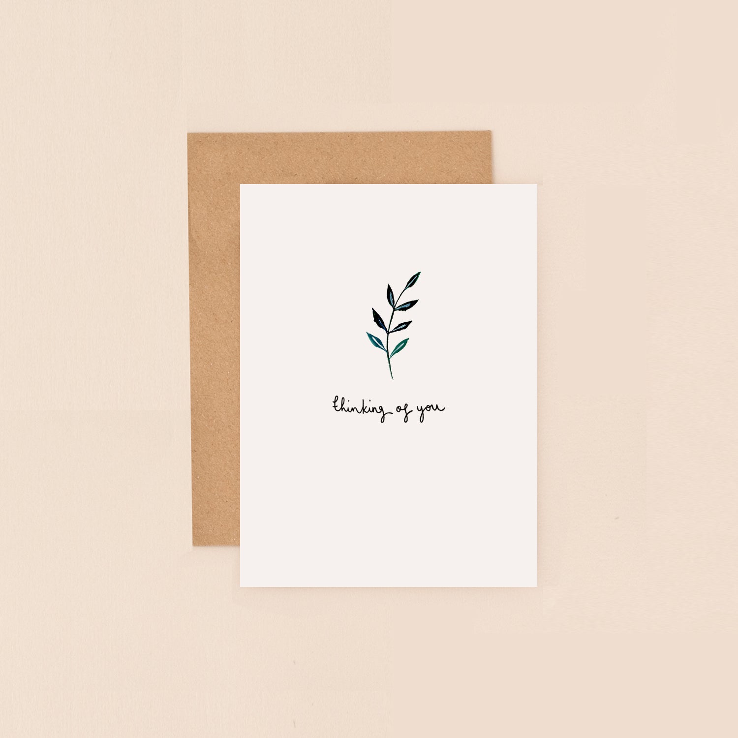 Thinking Of You Sprig Mini Card
