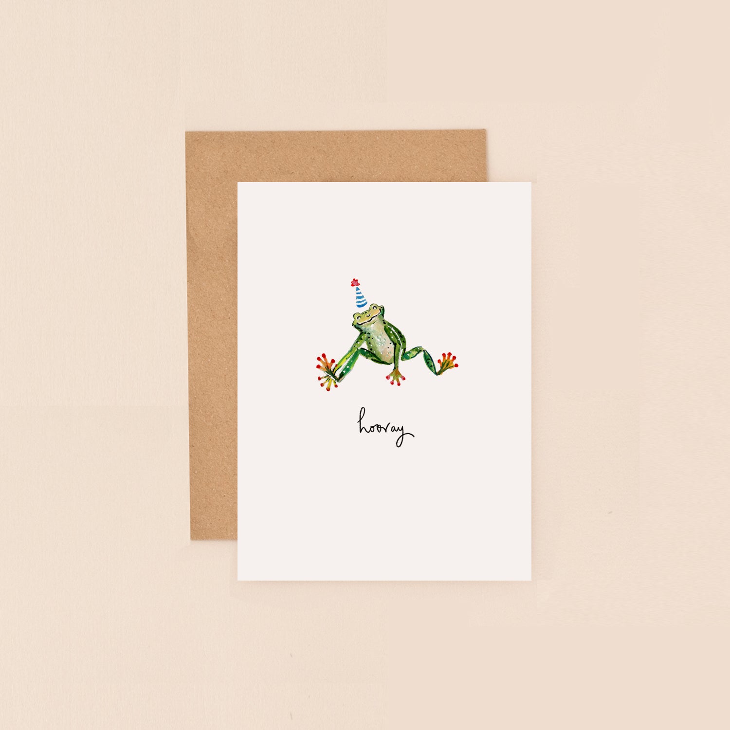 Hooray Frog Mini Card