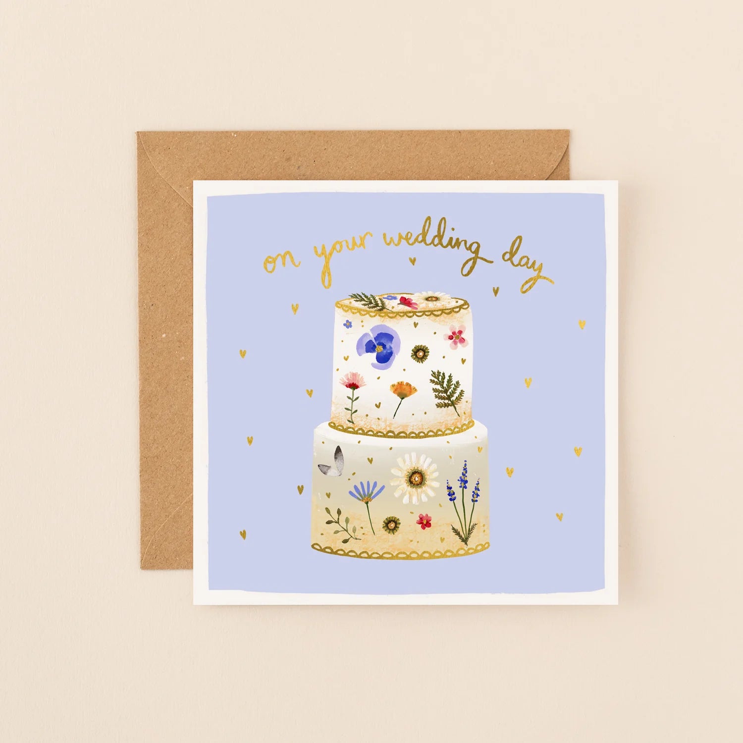 On Your Wedding Day Cake Card