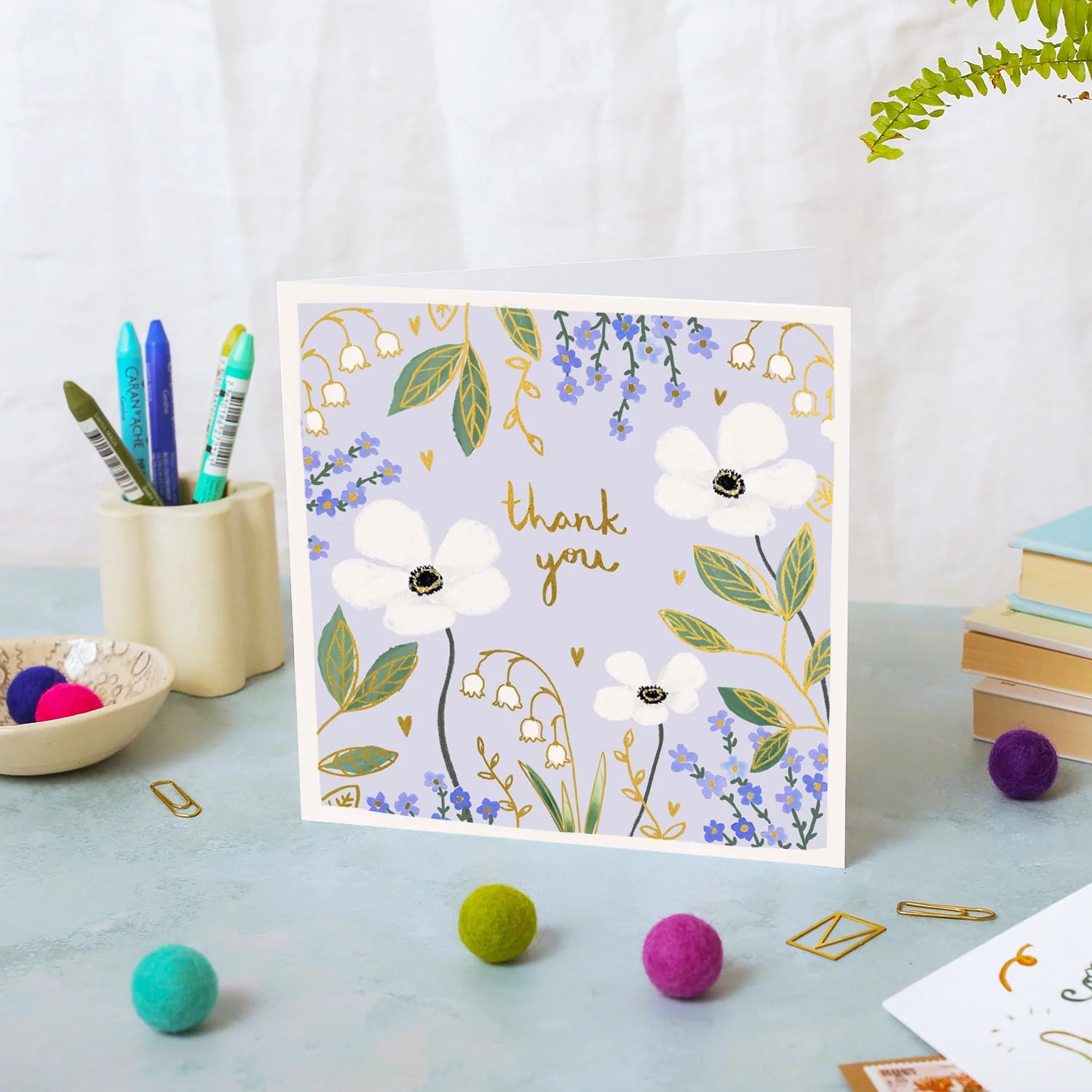 Flowers Thank You Card