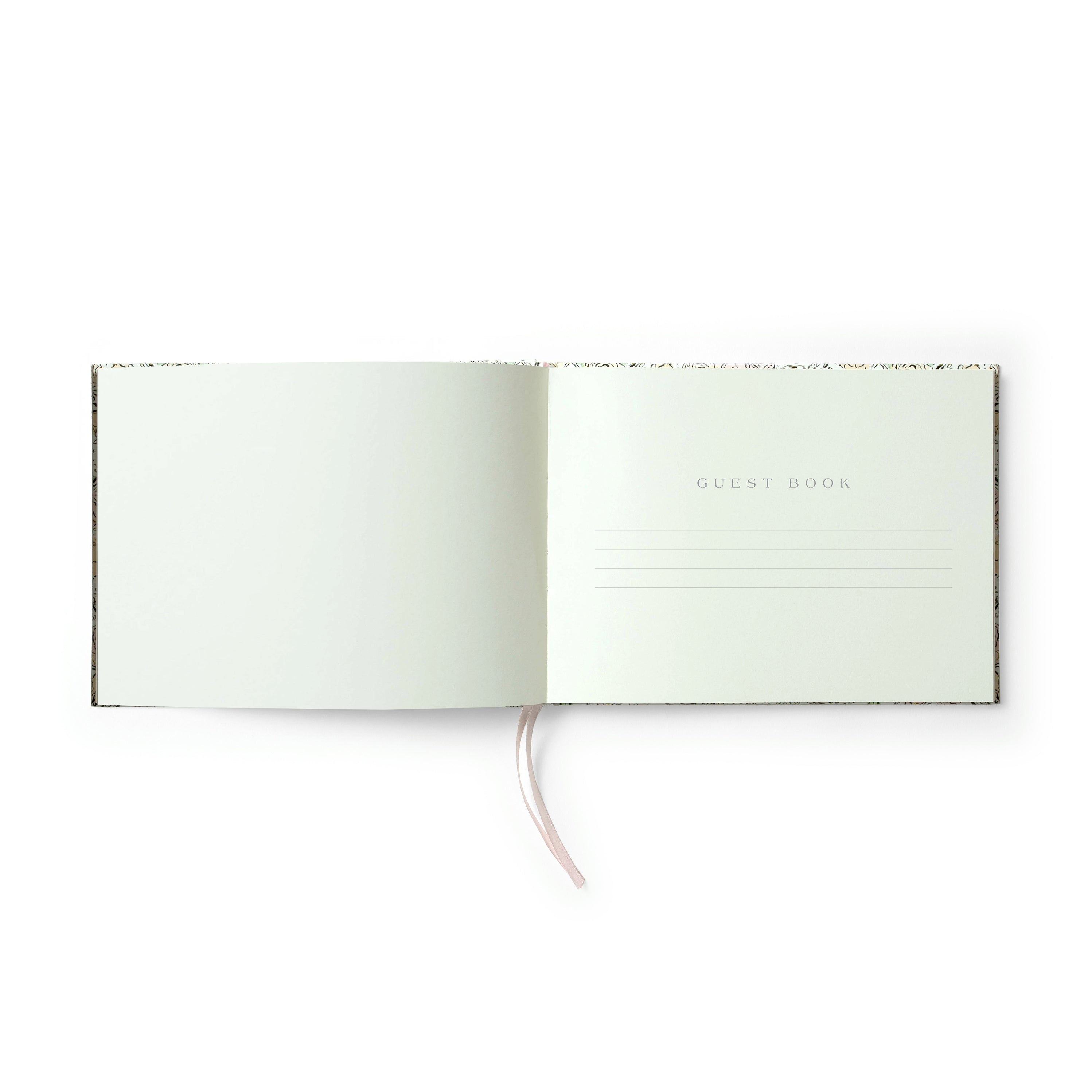 Luxury Floral Wedding Guest Book