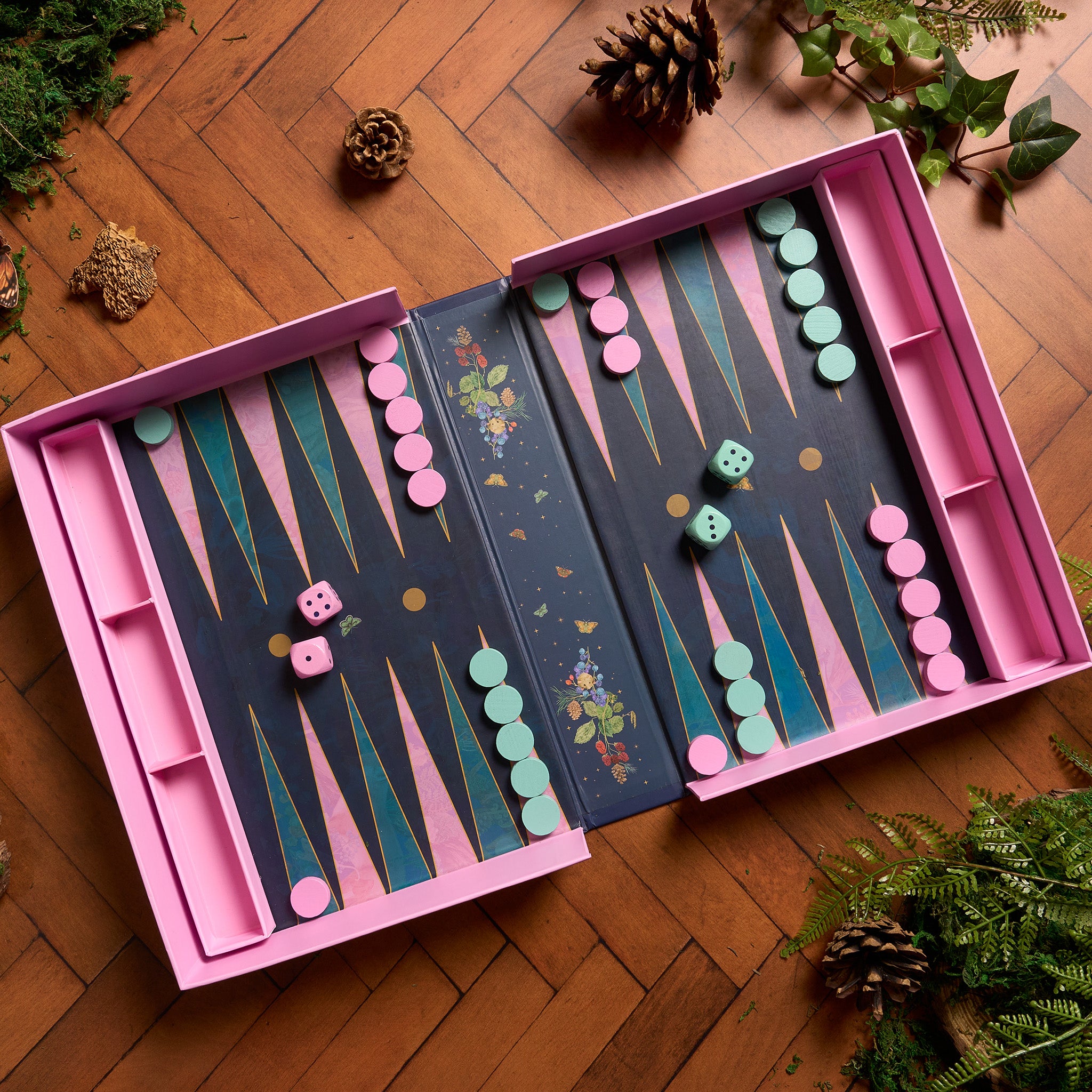 Backgammon Board Game - The Art File x Gibsons Games