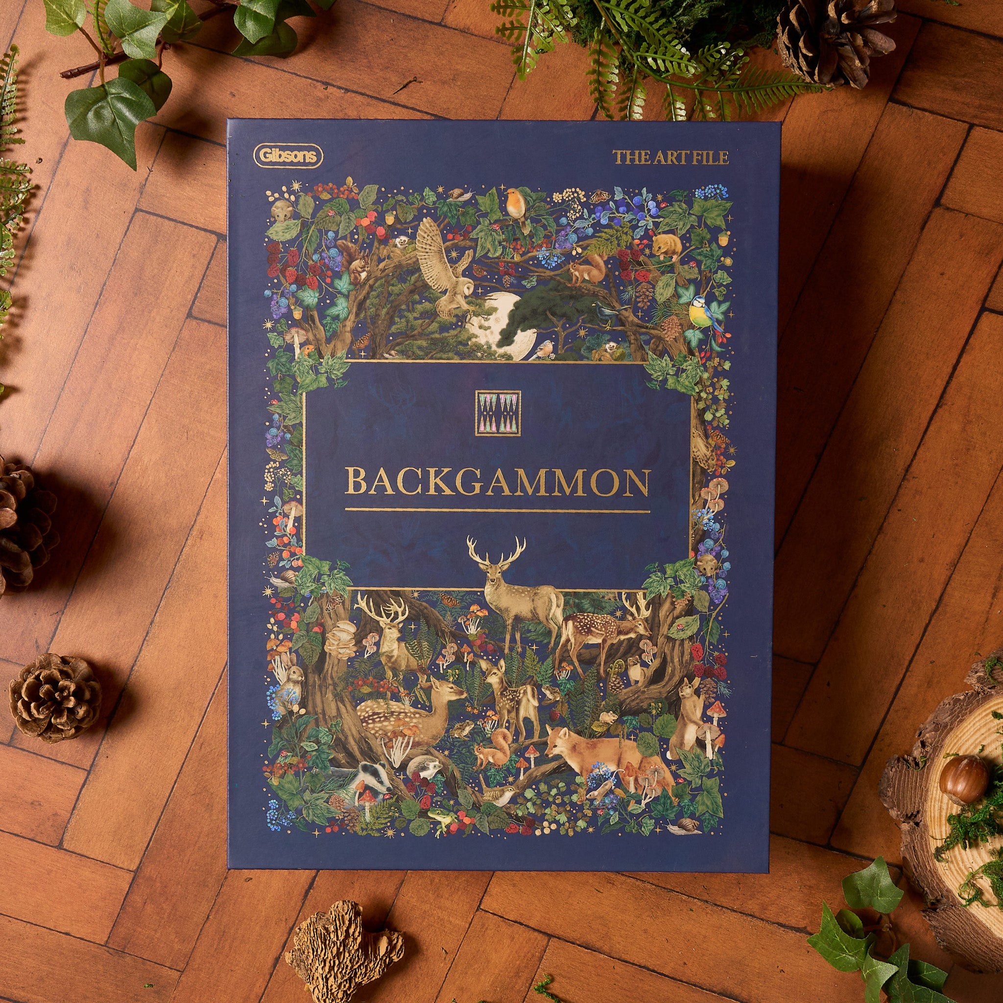 Backgammon Board Game - The Art File x Gibsons Games