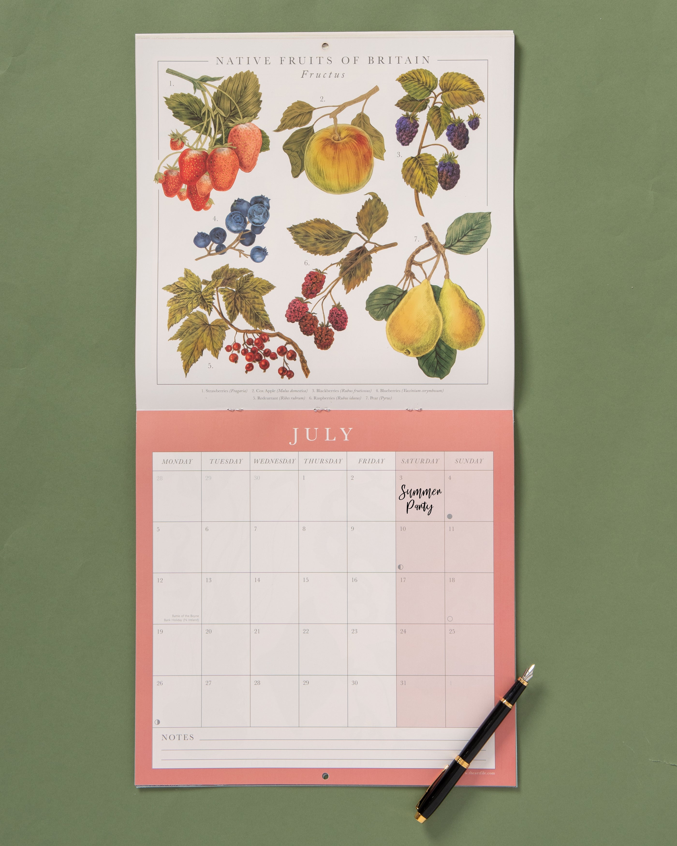 Nature's Notebook 2027 Wall Calendar