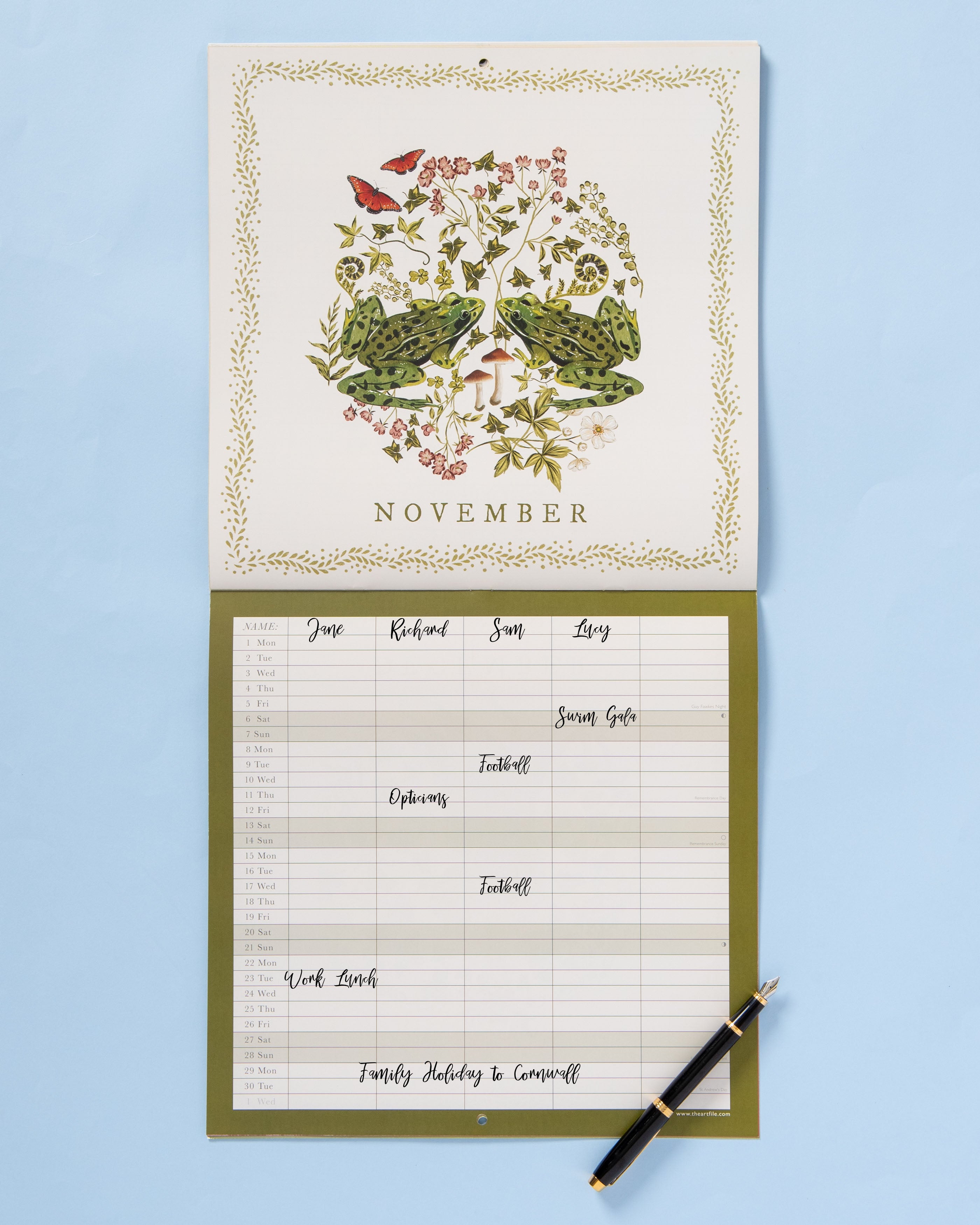Tale & Ivy 2027 Family Wall Calendar