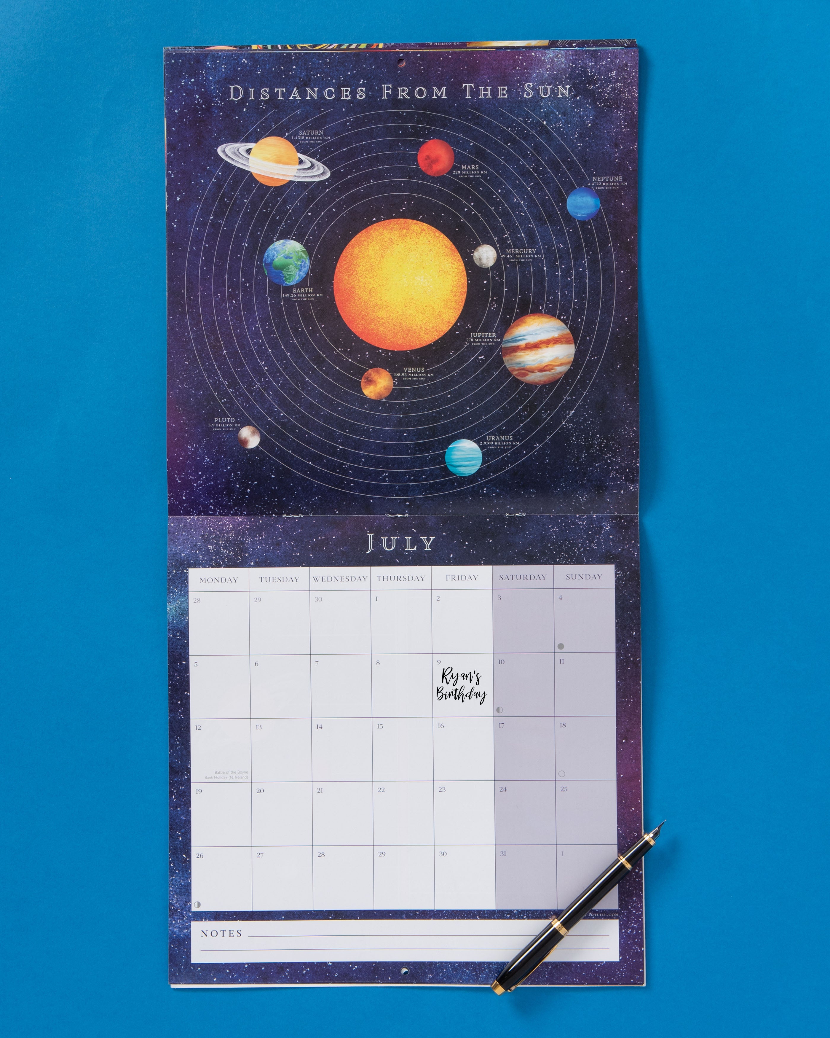 Cosmos 2027 Wall Calendar