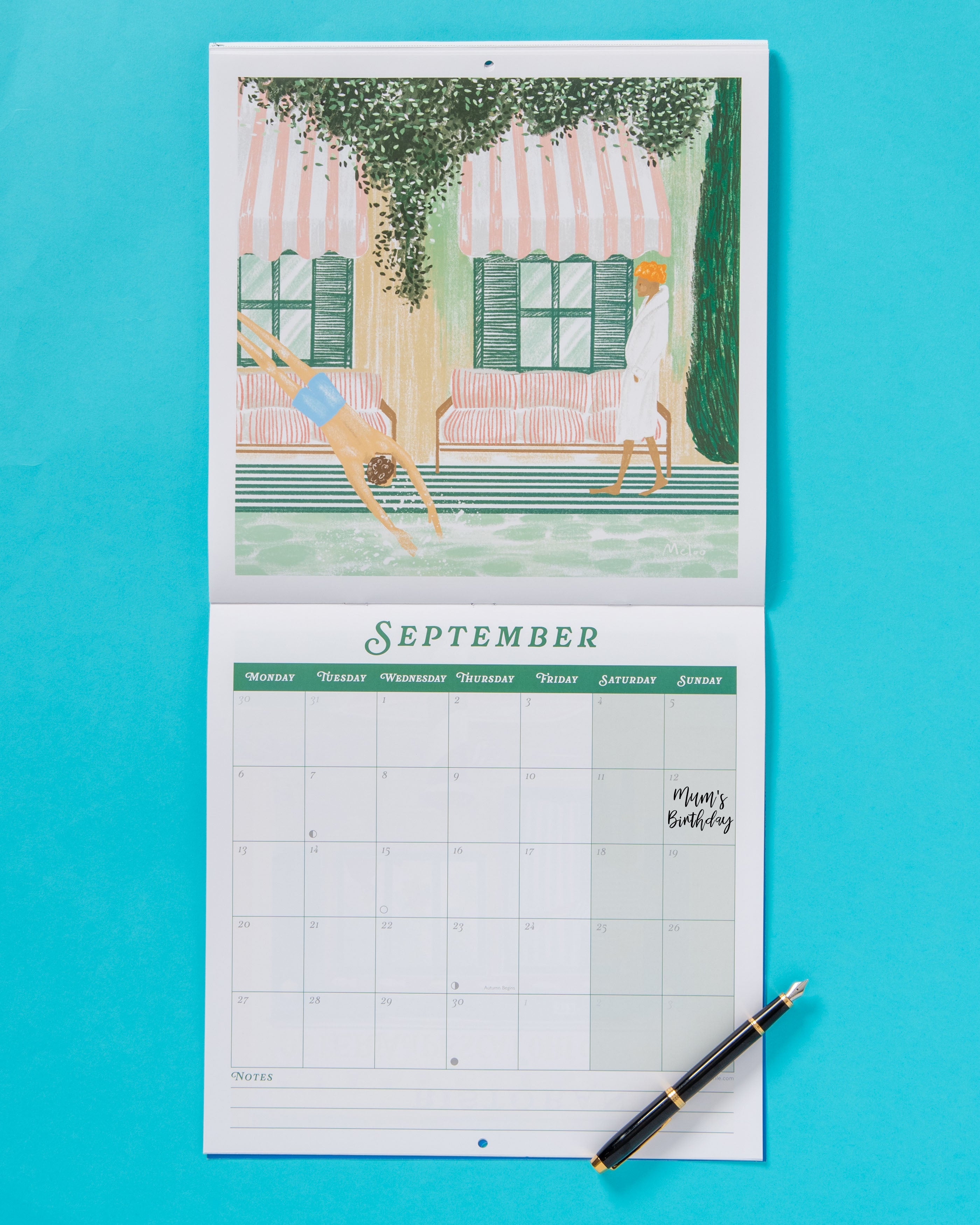 Continental Club Collection 2027 Wall Calendar