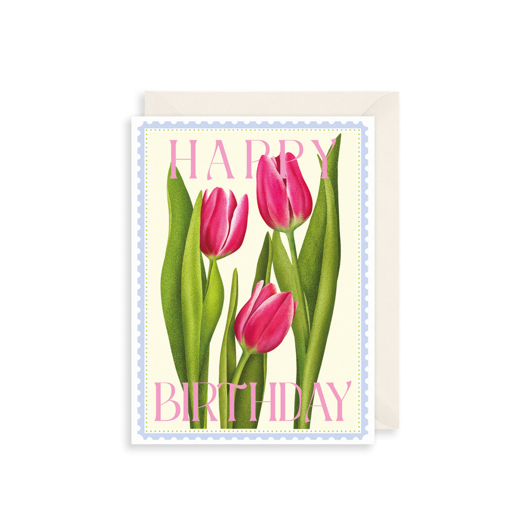 Tulips Greetings Card The Art File