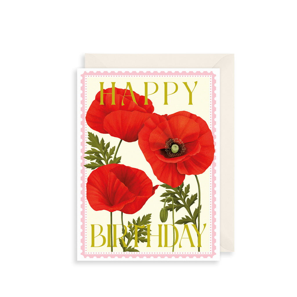 Poppies Greetings Card The Art File