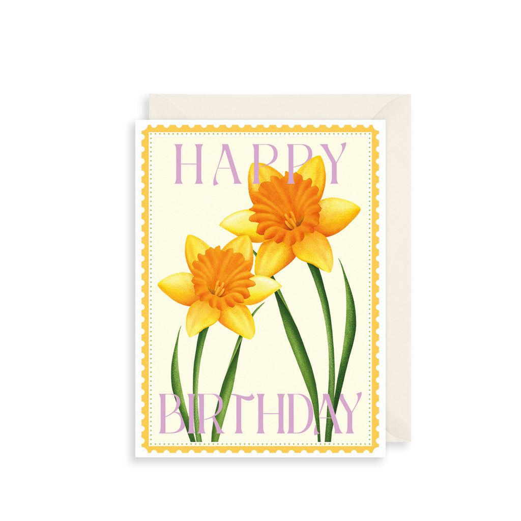 Daffodils Greetings Card The Art File