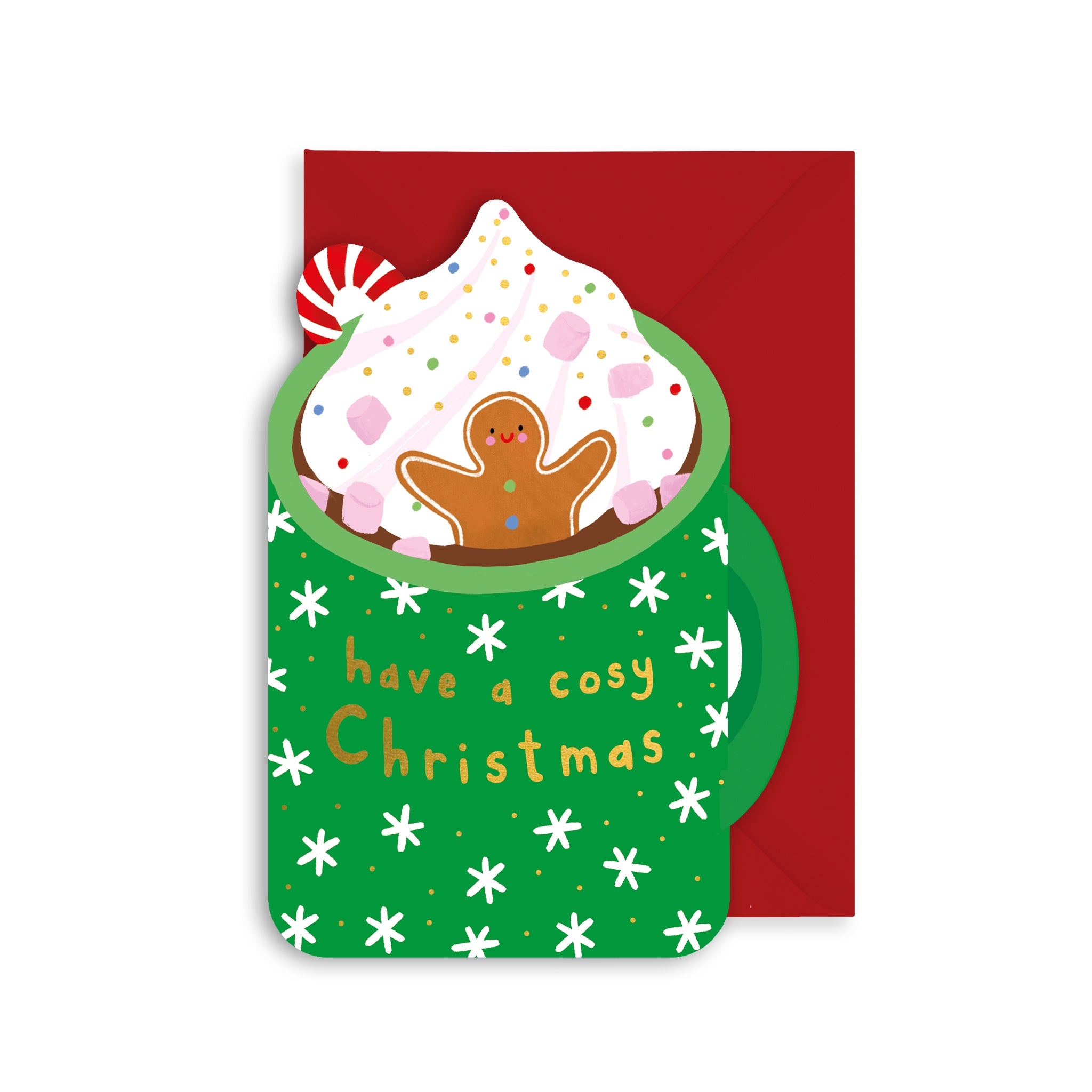 Hot Chocolate Christmas Card