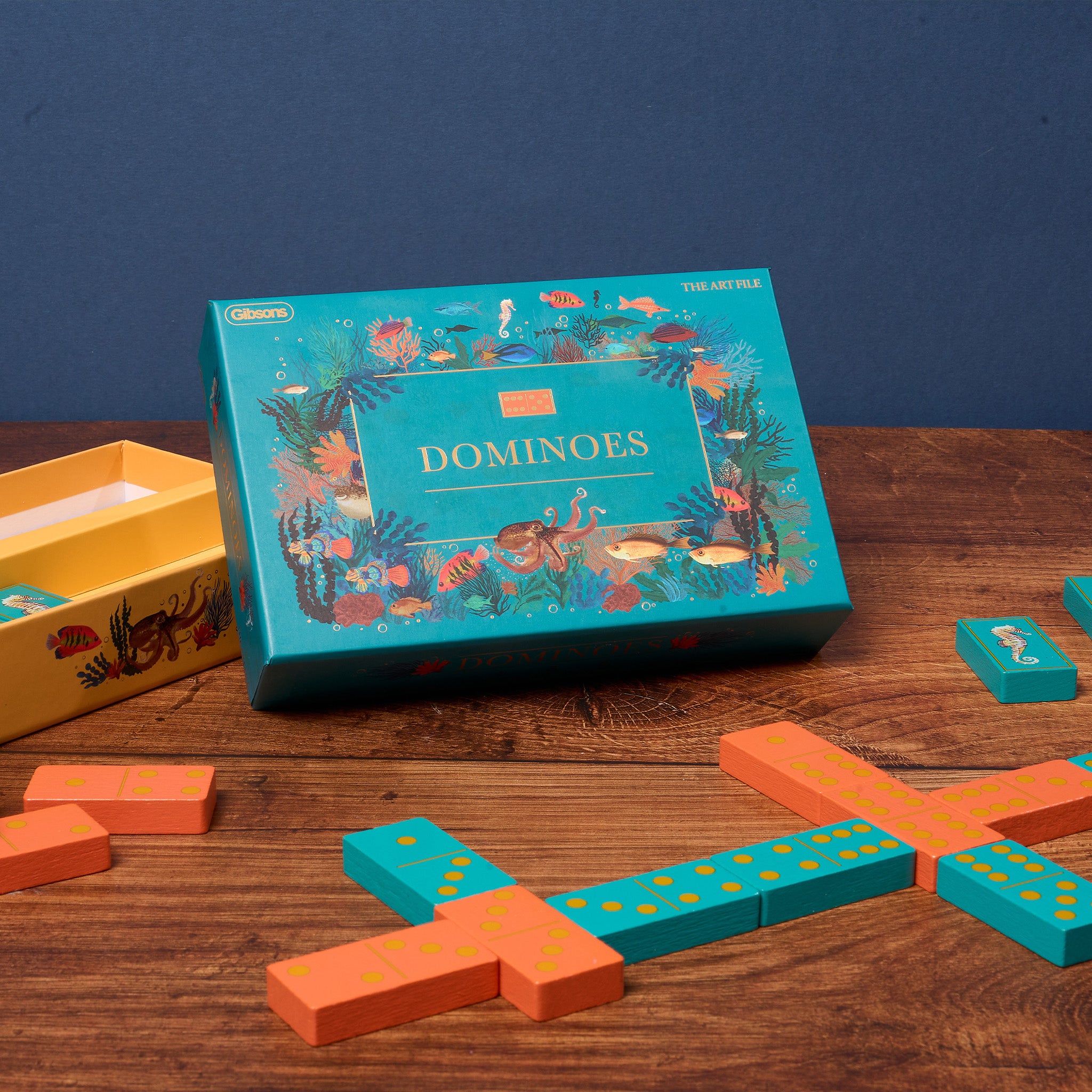 Dominoes Game - The Art File x Gibsons Games