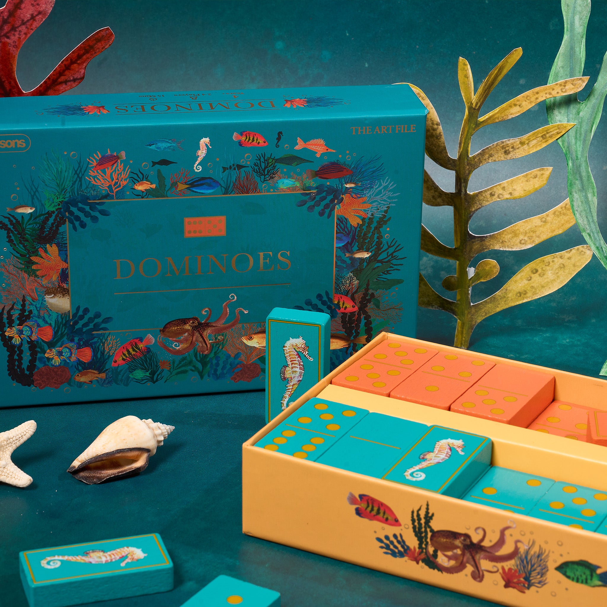 Dominoes Game - The Art File x Gibsons Games