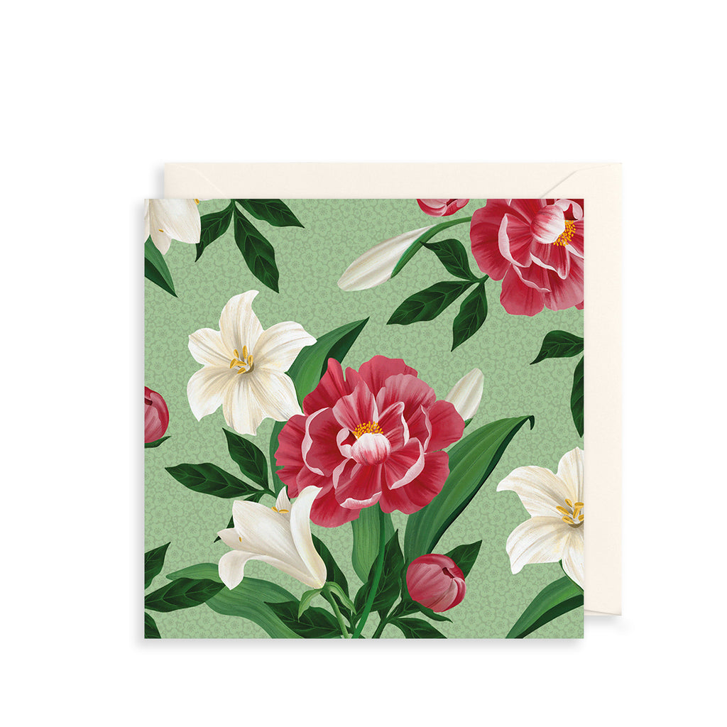 Spring Florals Greetings Card The Art File