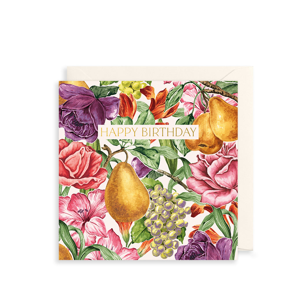 Fruits & Florals Greetings Card The Art File