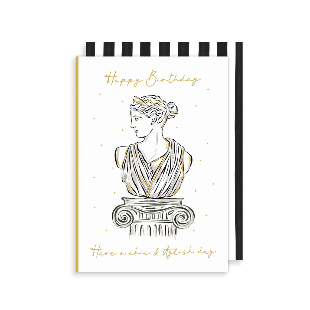 A Stylish Day Greetings Card The Art File