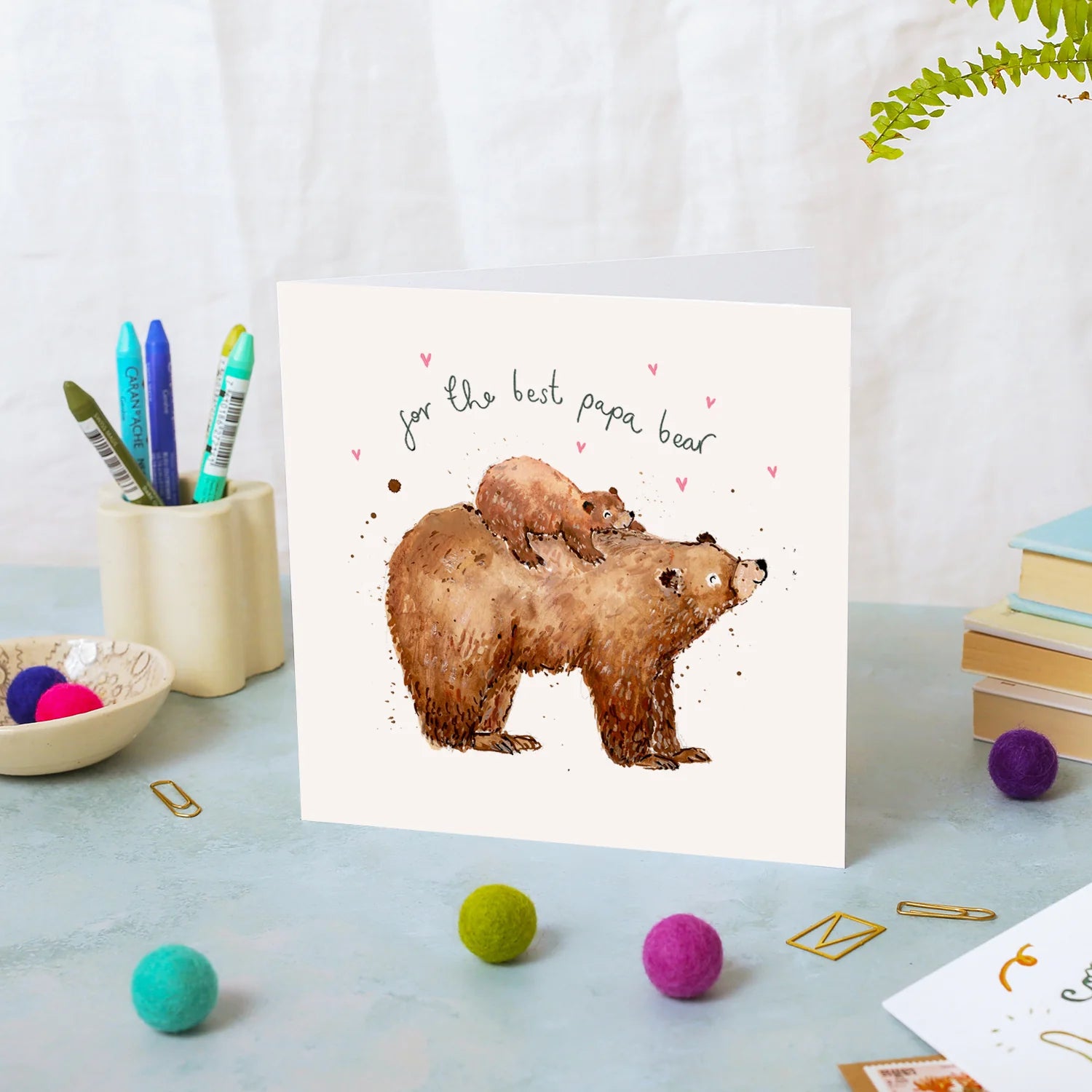 Best Papa Bear Father's Day Card