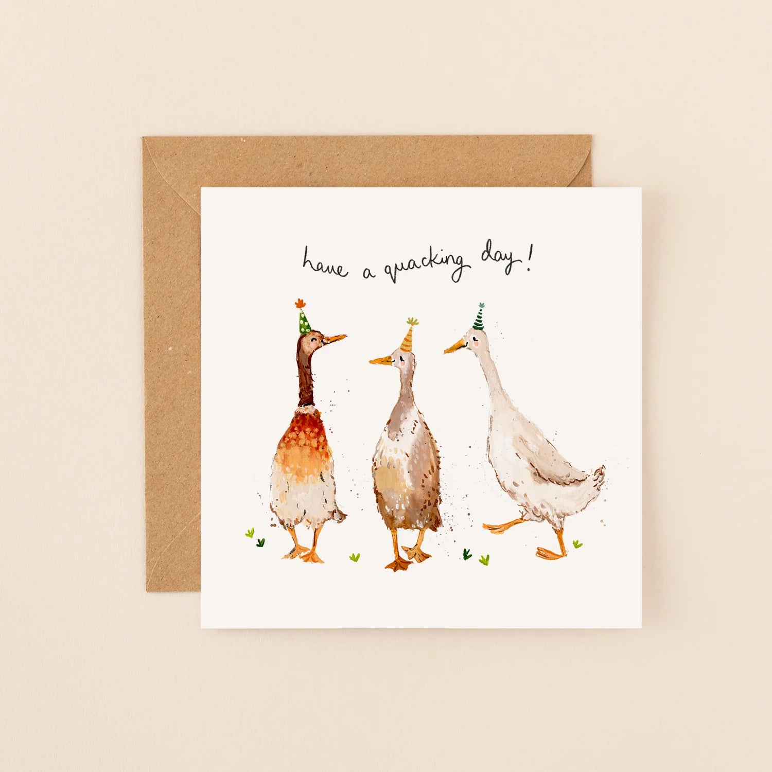 Ducks Quacking Day! Birthday Card