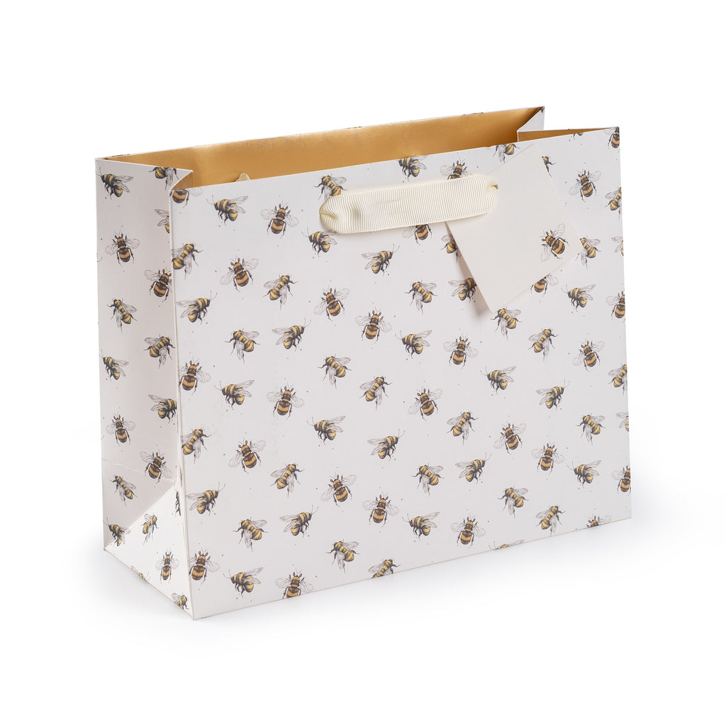 Bees, Medium Landscape Gift Bag The Art File