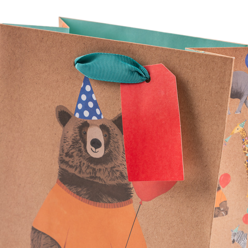 Bear, Medium Gift Bag The Art File