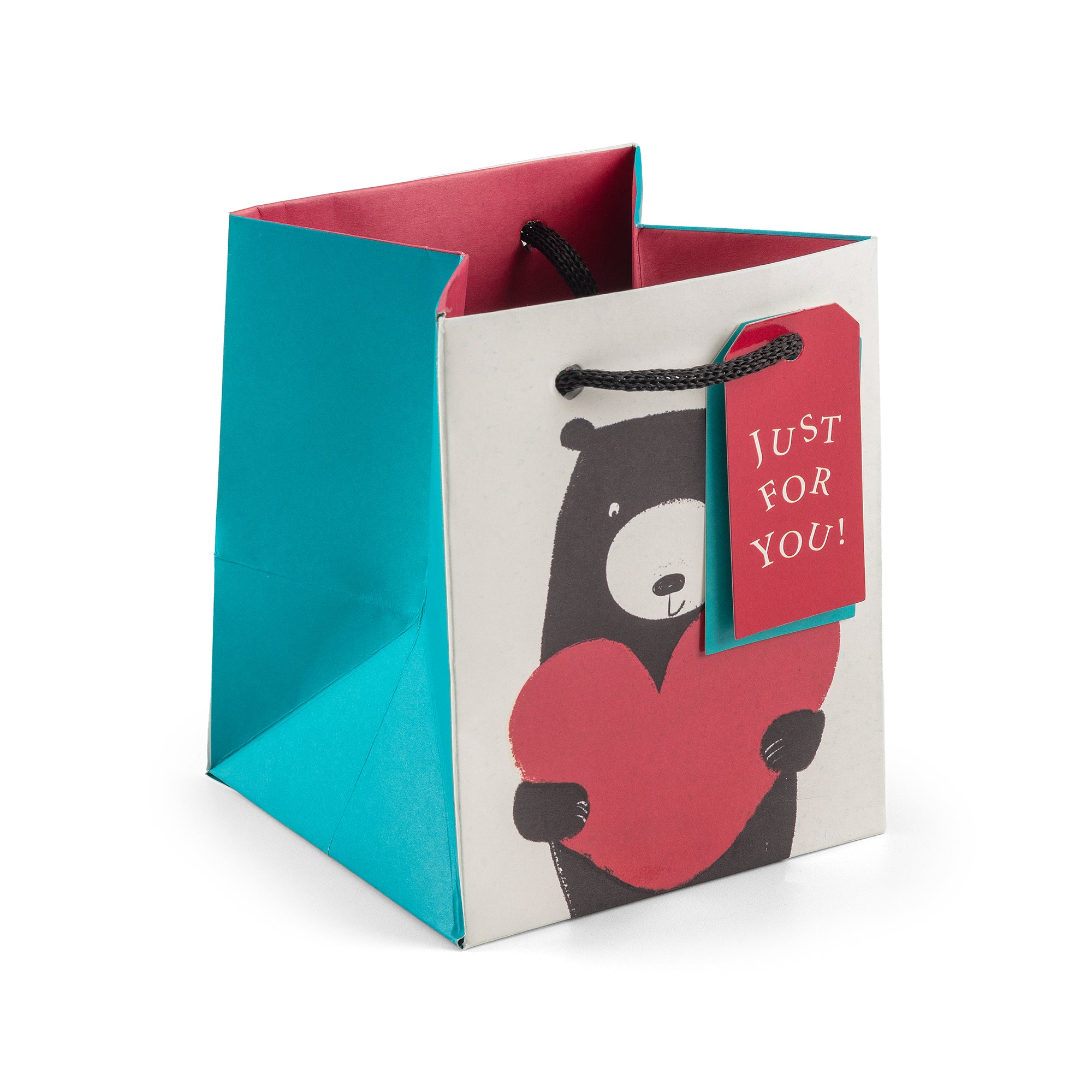 Bear, Small Square Gift Bag