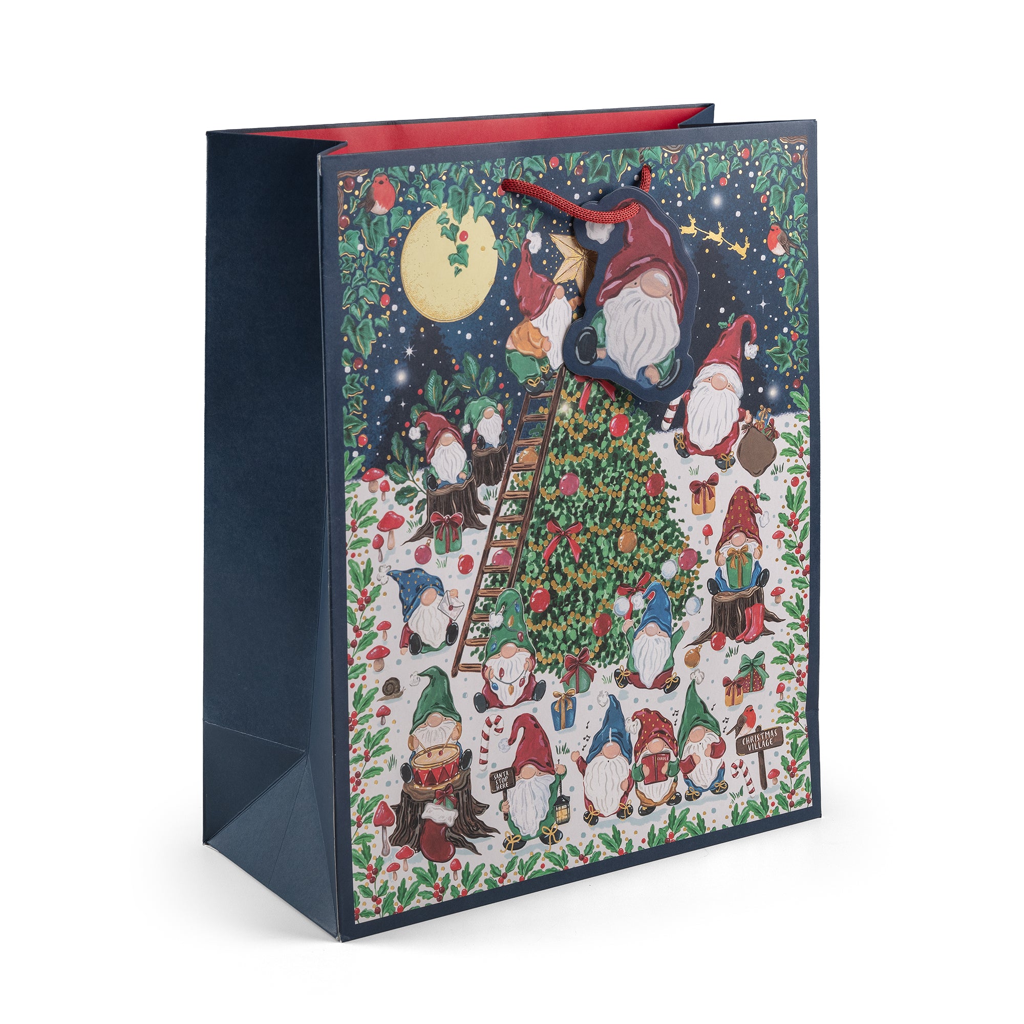 Gonk Village, Large Christmas Gift Bag