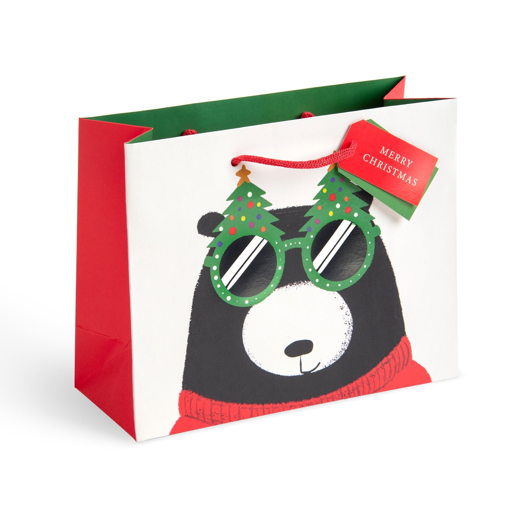 Bear, Medium Landscape Christmas Gift Bag