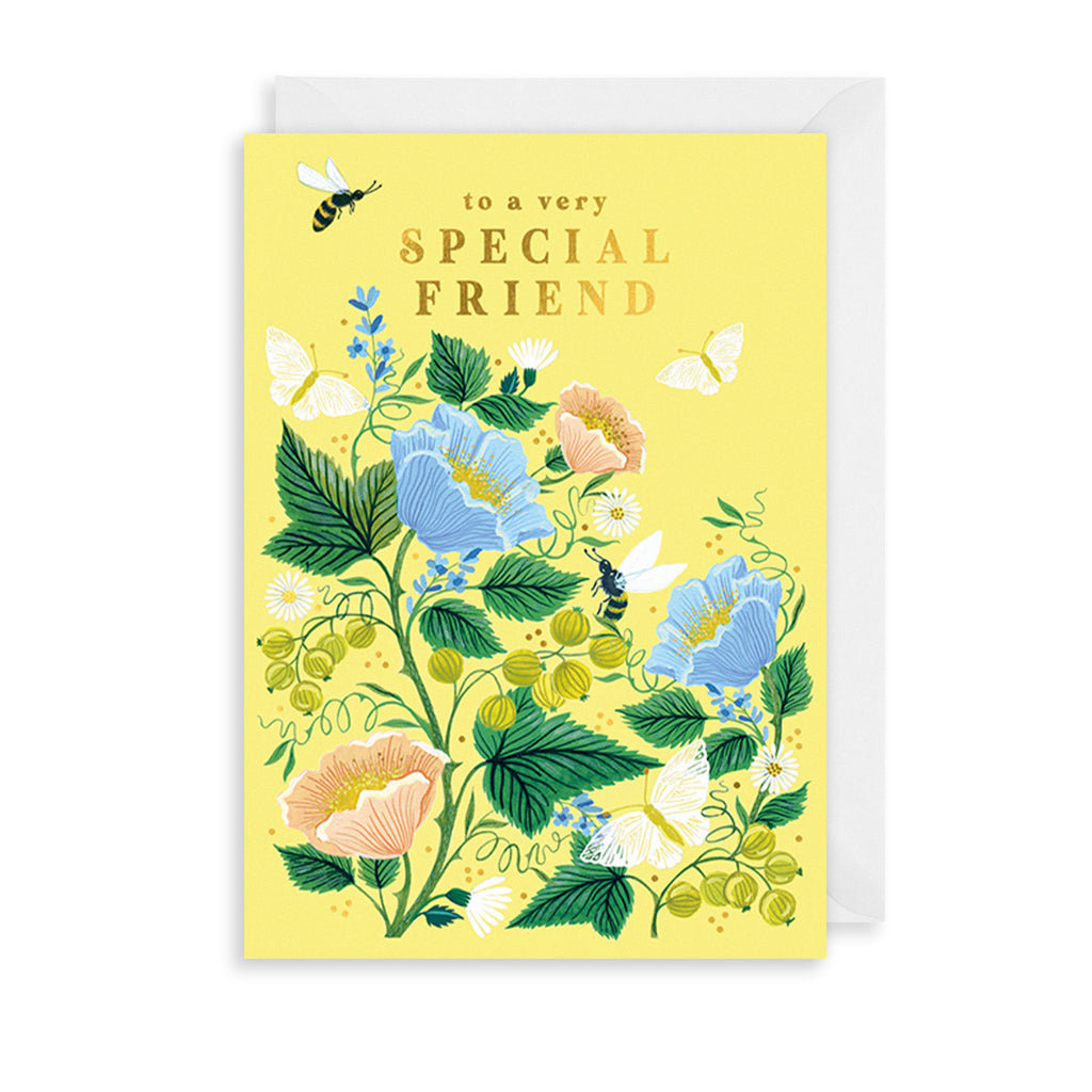 Very Special Friend Greetings Card The Art File