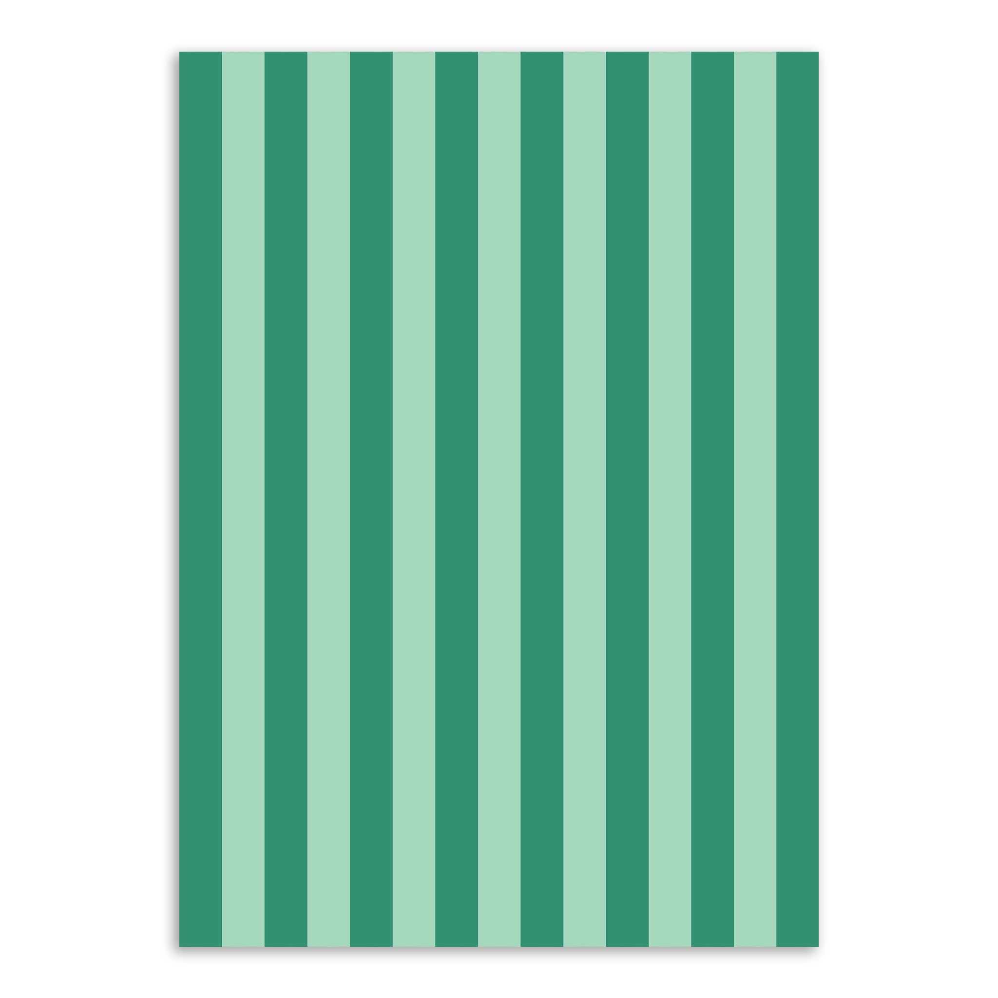Green Stripe Flat Wrap