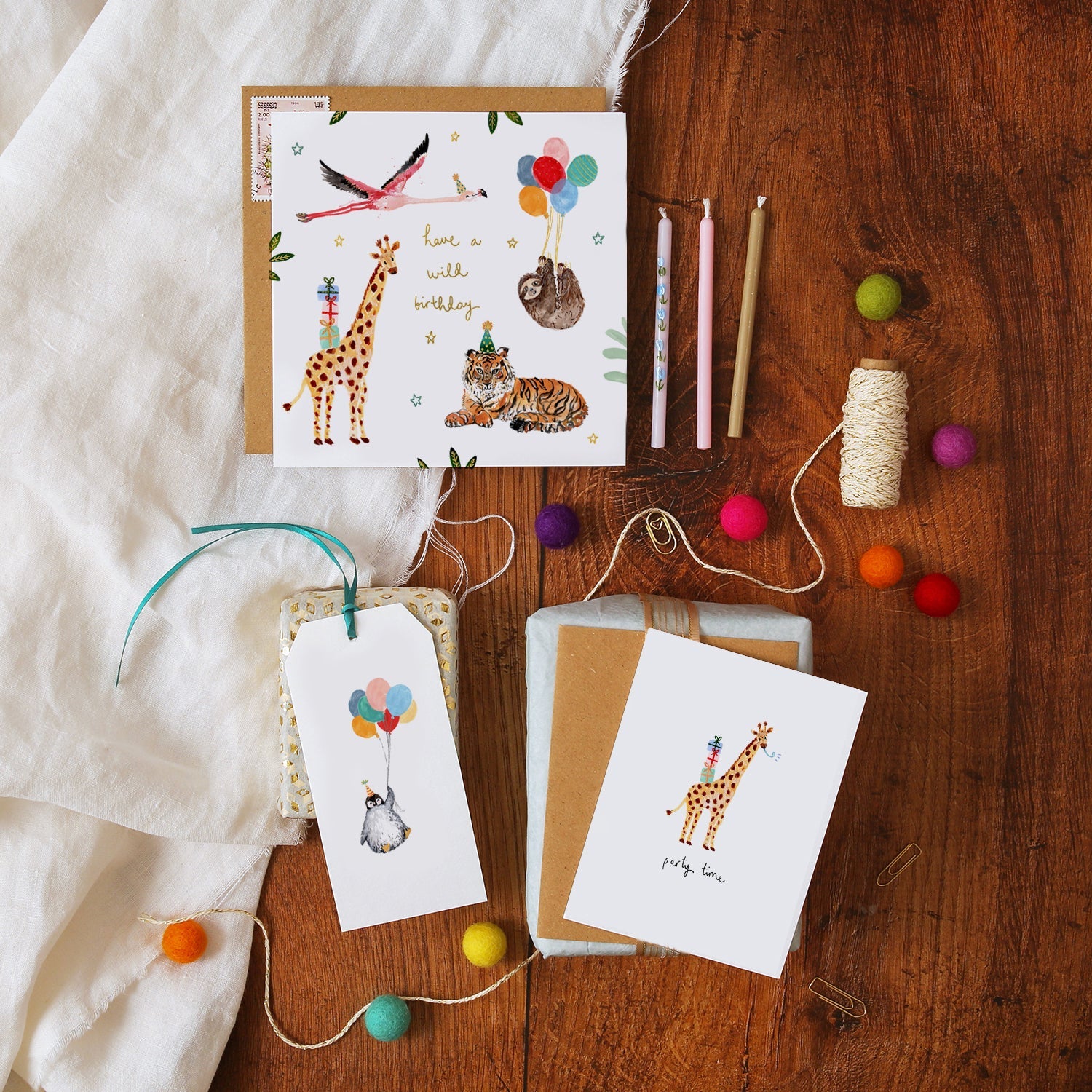 Animal Wild Birthday Card