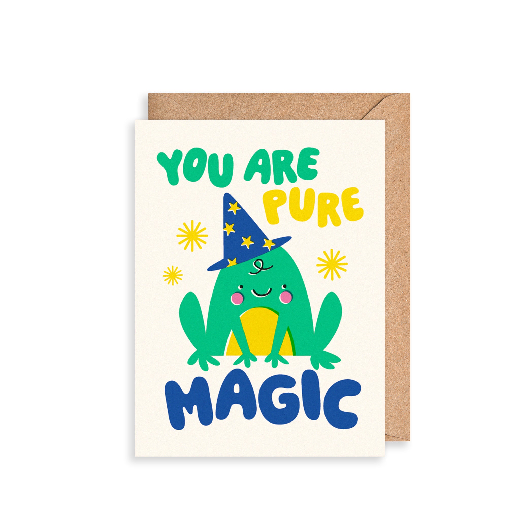 Pure Magic Frog Birthday Card