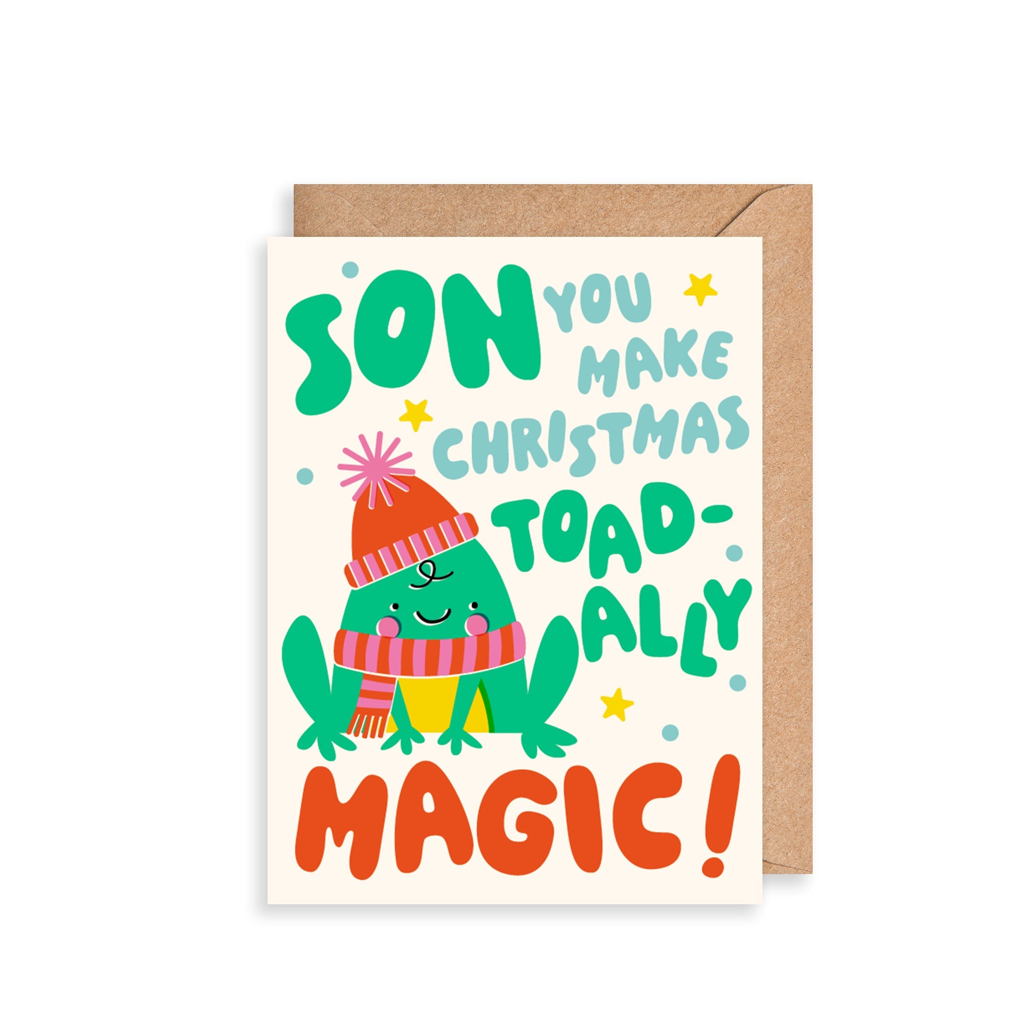 Toad-ally Magic Son Christmas Card