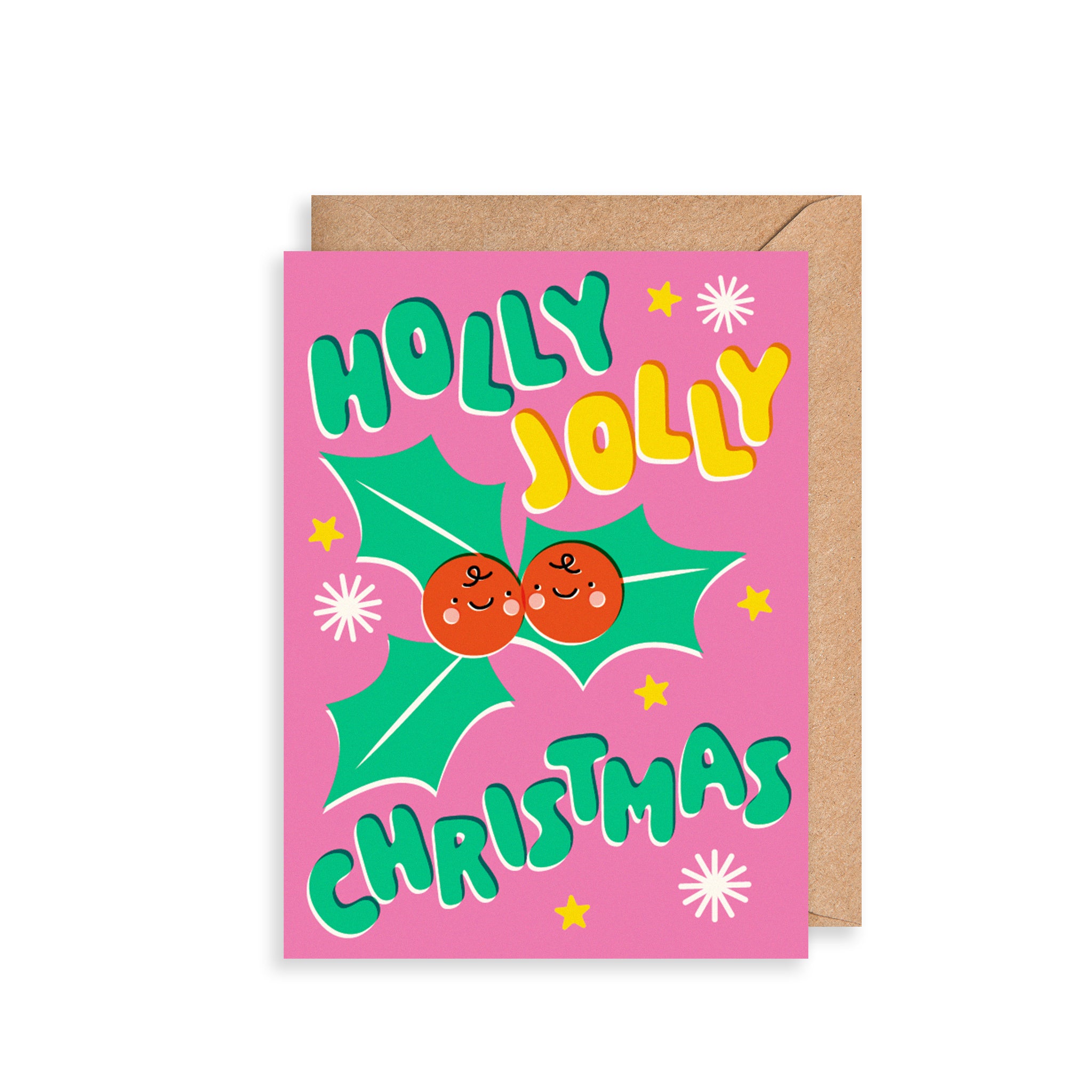 Holly Jolly Christmas Single Christmas Card