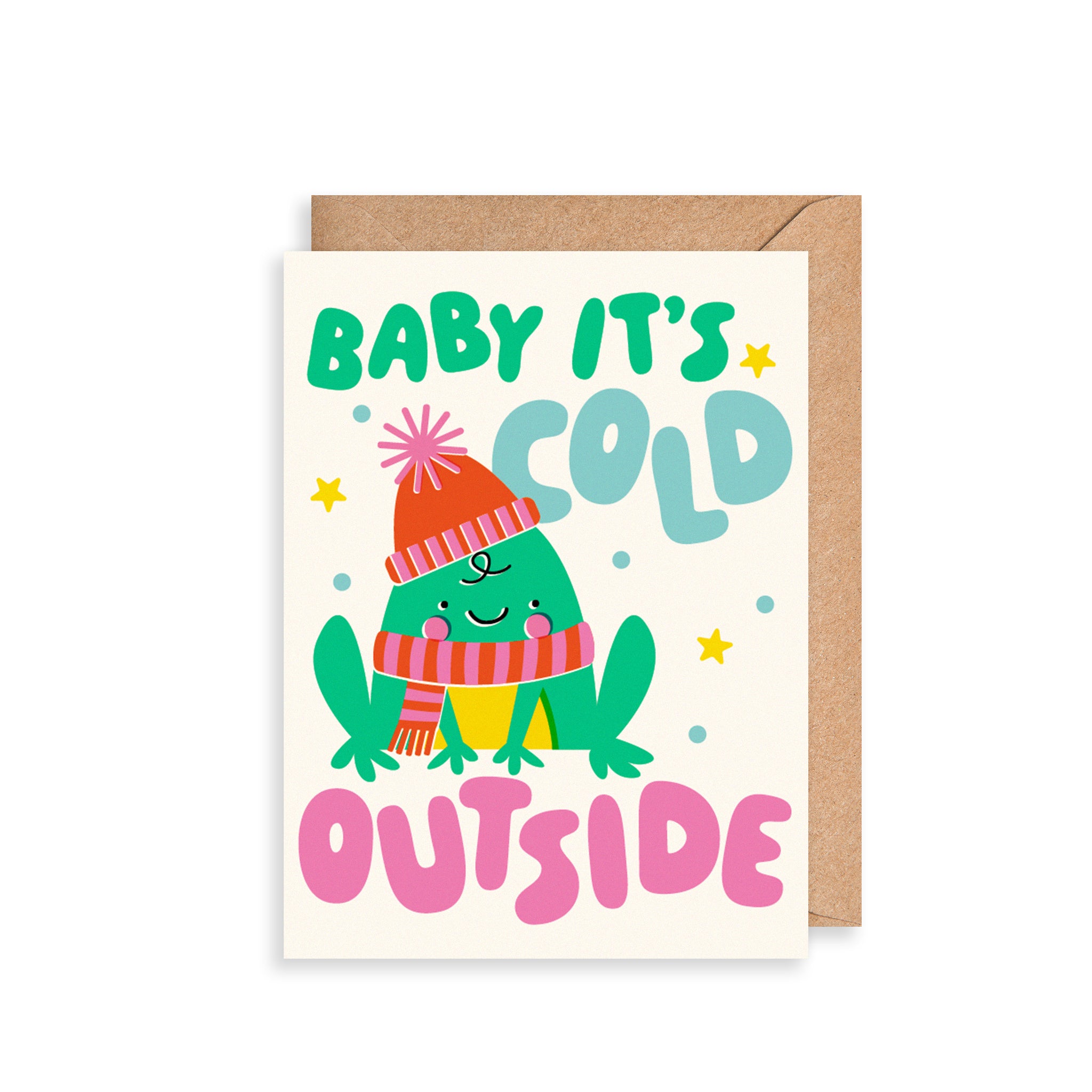 Baby It's Cold Single Christmas Card
