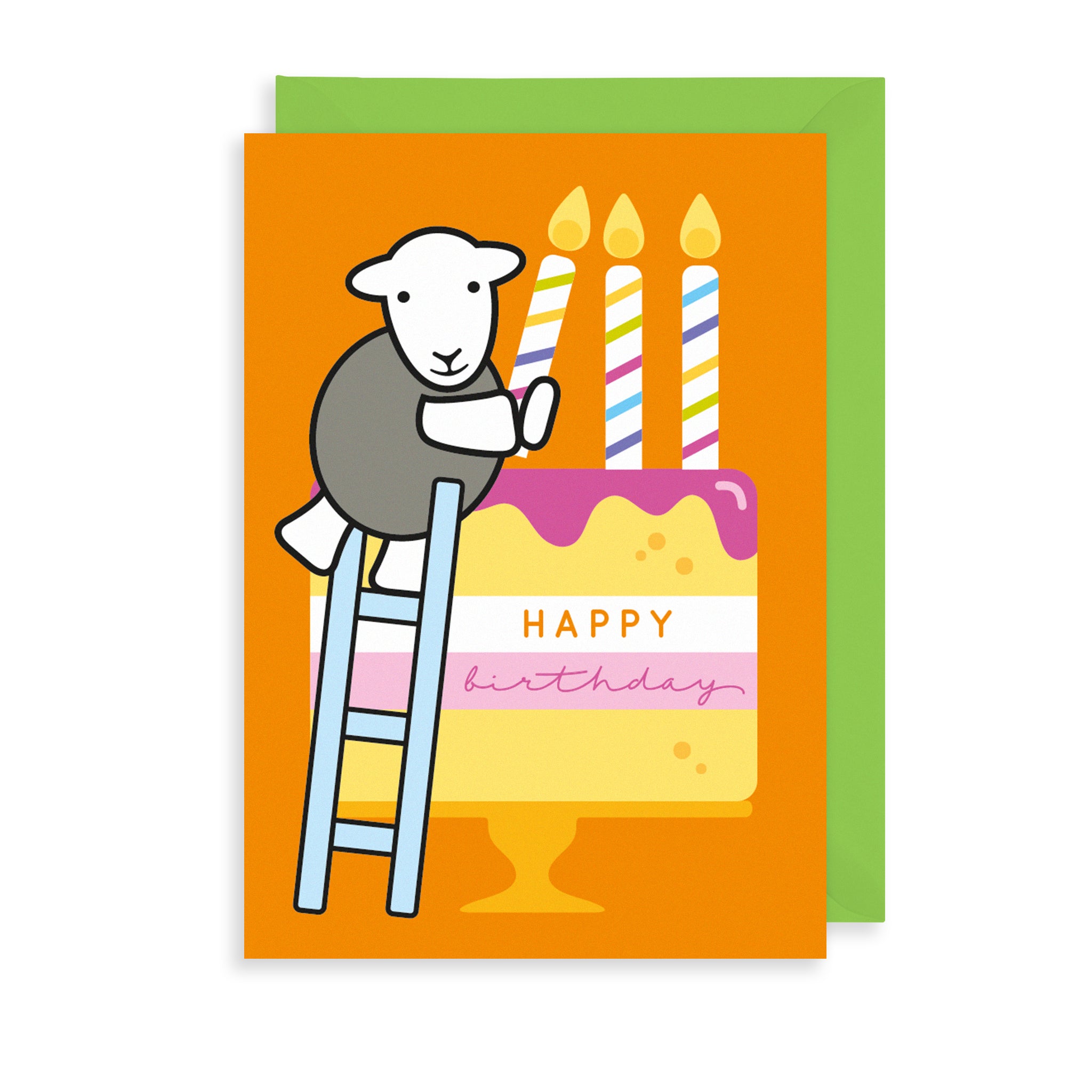 Herdy Candles Birthday Card