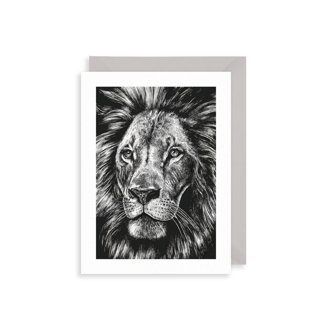 Grand Lion Greetings Card The Art File