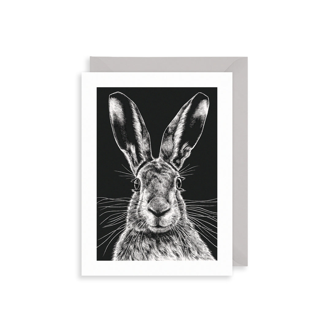Great Hare Greetings Card The Art File