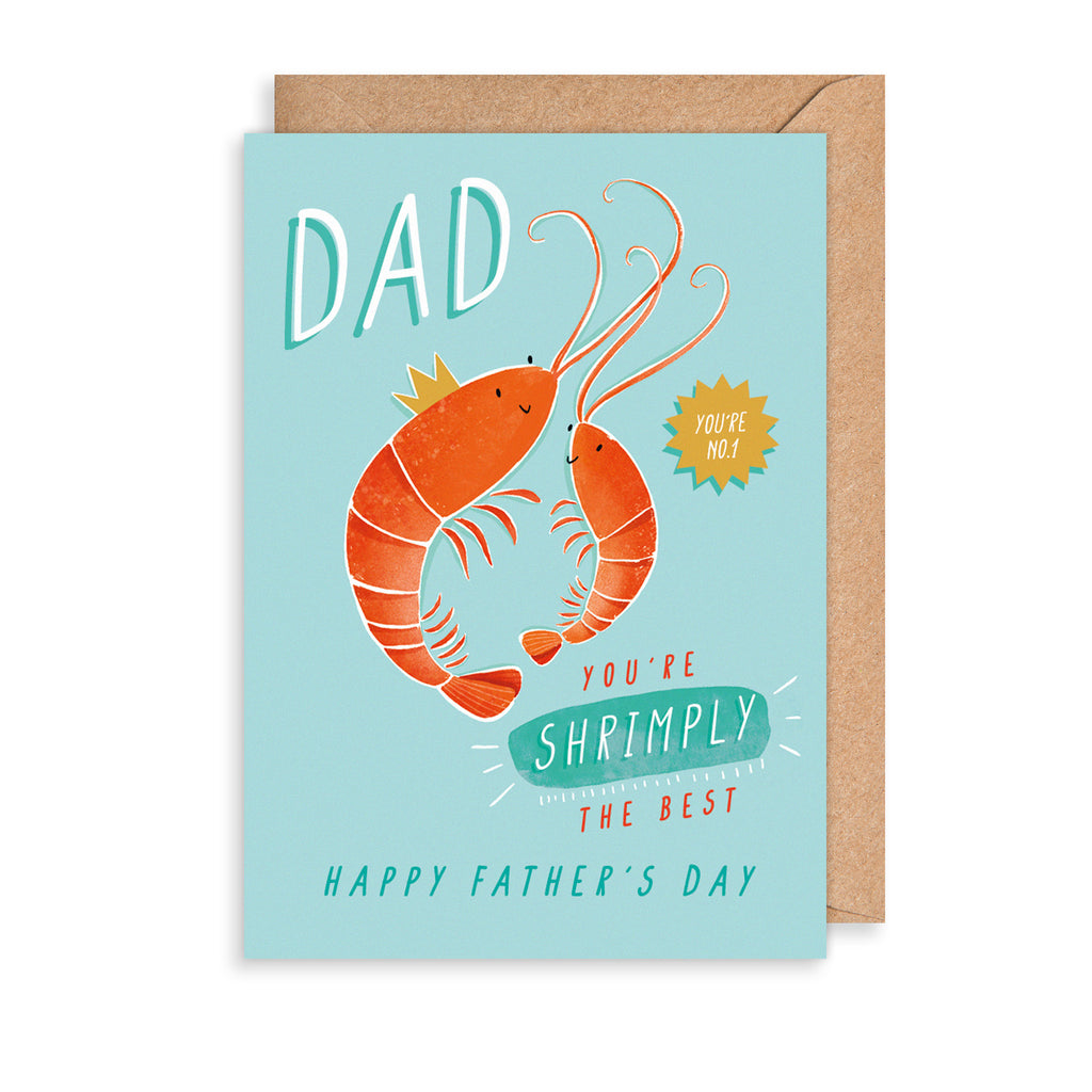 Shrimply The Best Greetings Card The Art File